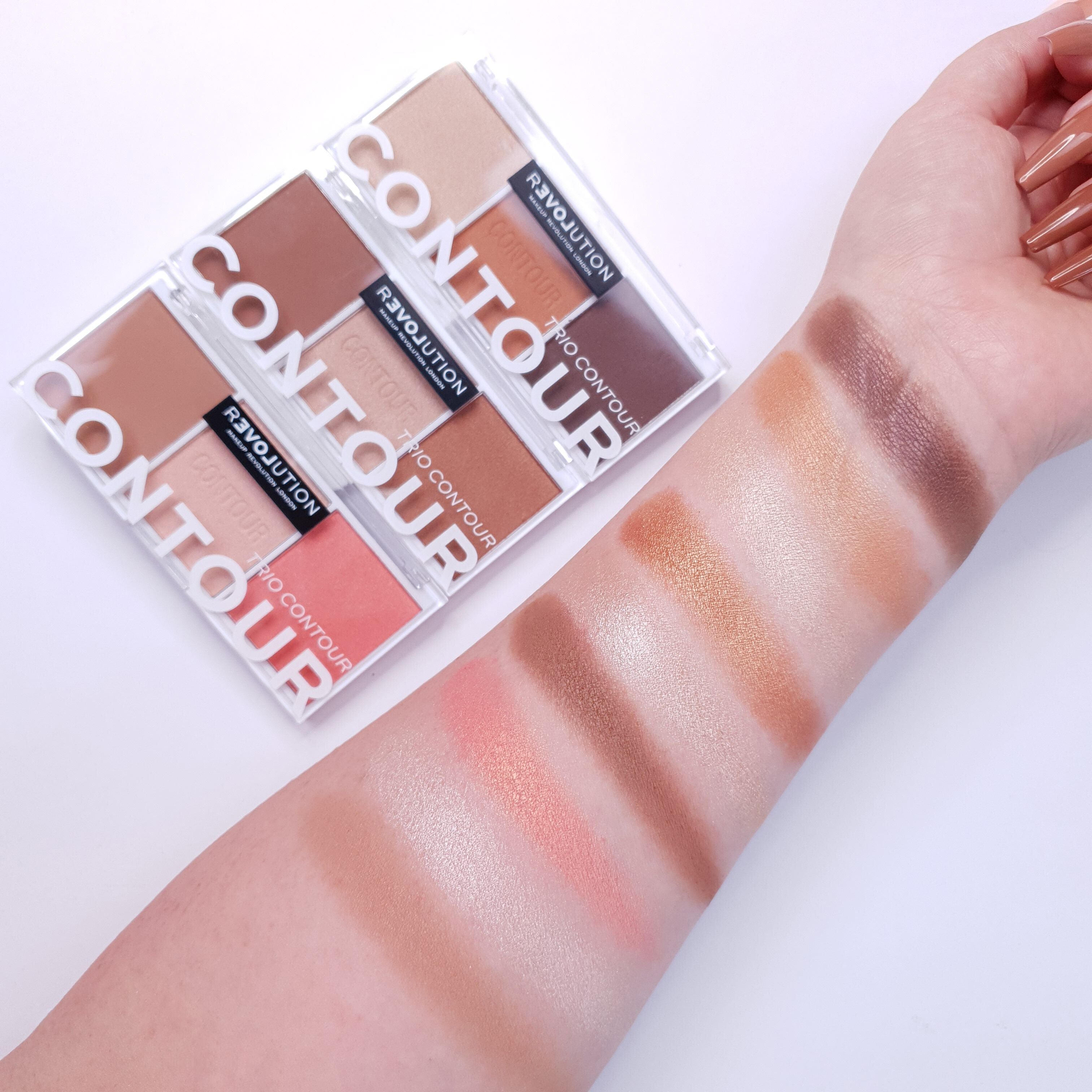 Relove by Revolution Color Play Contour Trio Palette Sugar