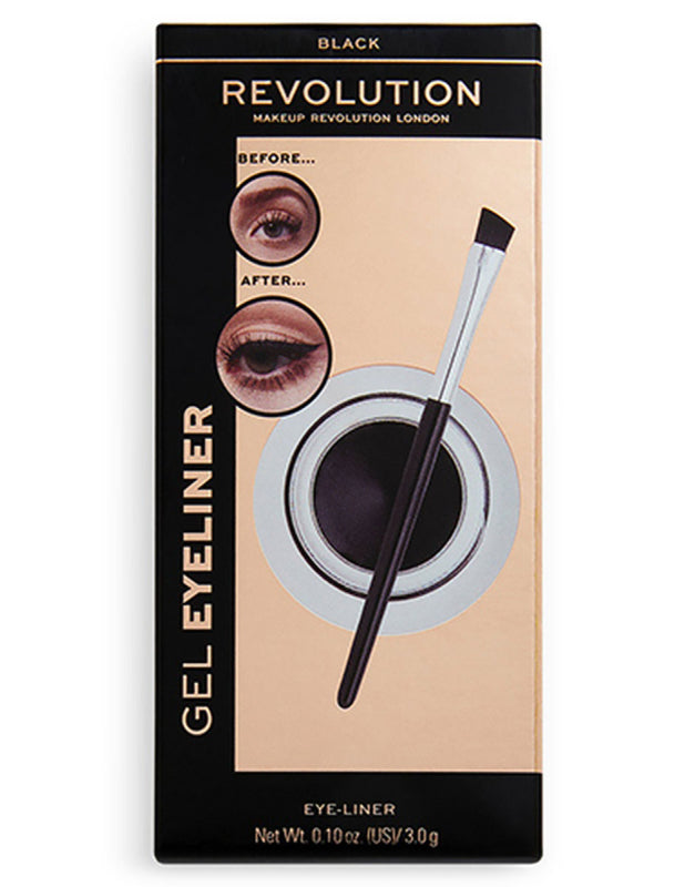 Revolution Gel Eyeliner Pot With Brush