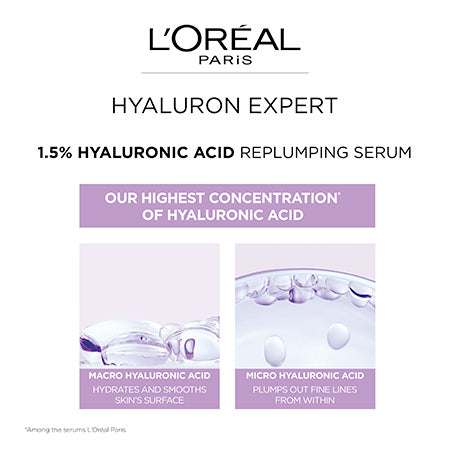 L'Oreal Paris Hyaluron Expert Serum with Hyaluronic Acid - 30 ml