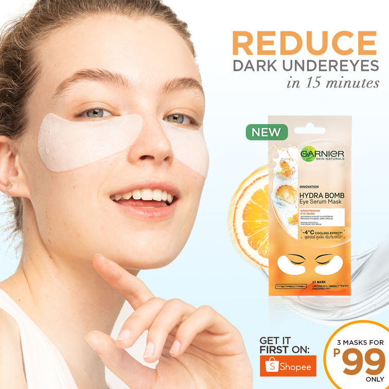 Anti-dark circles Orange Juice Hydrating Eye Tissue Mask