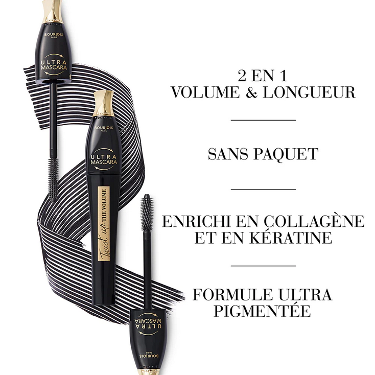 Bourjois Paris Twist Up The Volume Ultra Mascara 001 Ultra Black