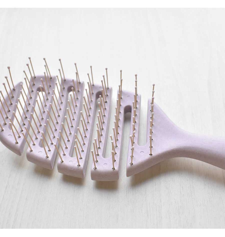 Flexible vent brush, nylon pins with protective tip